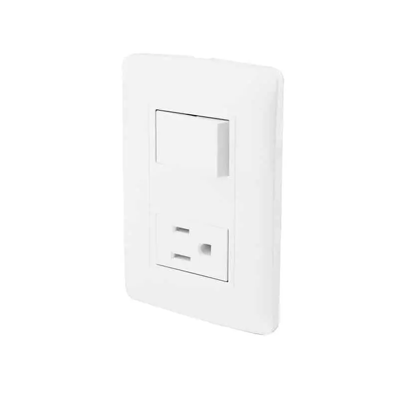 4459 Placa Toscana apagador y SANELEC