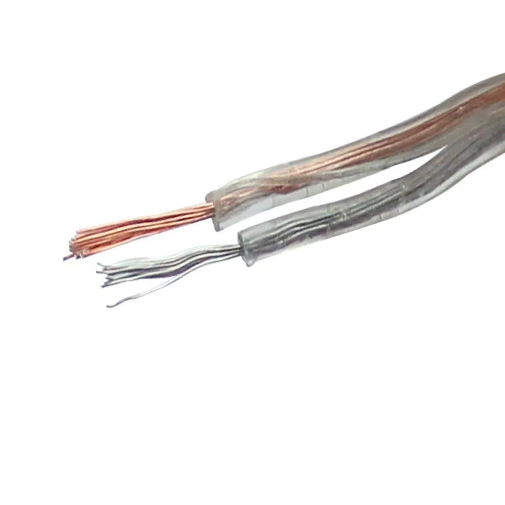 1094-1 Cable p/bocina 18AWG transpare SANELEC 1 mt