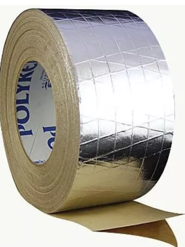 CIAL48 Cinta de aluminio  Alta temperatura 48MM X 55 Mts Surtech