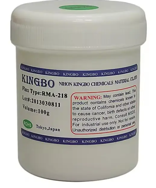 RMA-218 Kingbo 100 grs pasta para soldar reballing  BGA cobre,latón,celulares