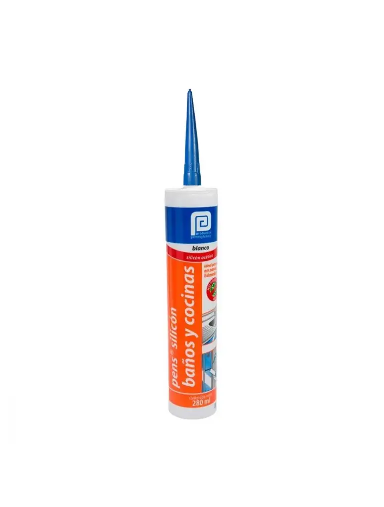 1770926 1770926 CARTUCHO SILICON BANOS/COCINAS BLANCO  PENSILVANIA  280ml