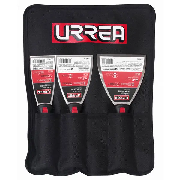 6500X 6500X JUEGO DE 3 ESPATULAS FLEXIBLES DE ACERO INOXIDABLE URREA    