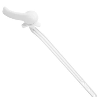 323F-9566 9566 PALANCA DE PLASTICO JANETT BLANCA PARA W.C. FAMA*           
