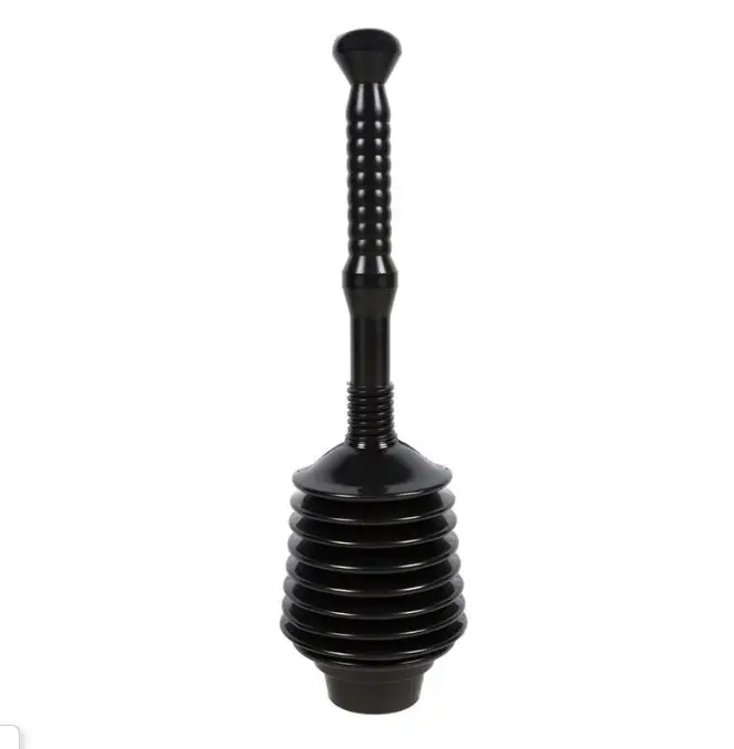 DP0311 PD-103Bomba destapaño acordeon 51.8 X 15 CM AZUL CON NEGRO