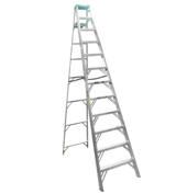 122-728-12N C-2213-12 ESCALERA TIJERA ALUMINIO 12 PELDAÑOS USO COMERCIAL