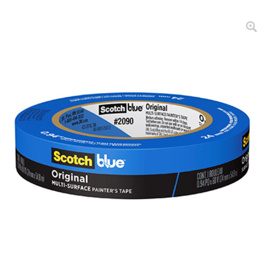 119-2090 1 70009103188 MASKING TAPE PROFESIONAL 2090 AZUL 1" 3M