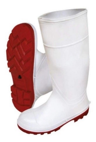 ILB 25 BOTA INDUSTRIAL LICA BLANCA S/ROJA TALLA 5