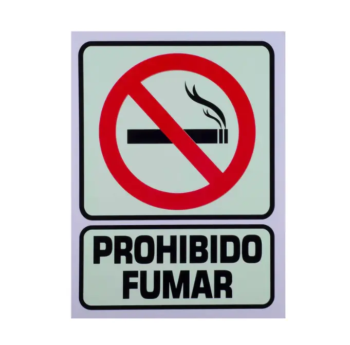 FESEÑALPROHIFUMAR-30X40 SEÑALAMIENTO "PROHIBIDO FUMAR" 30X40 CM TROVICEL 3MM ROT. VINIL