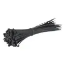 Cinchos plástico negro 300x3.5mm 12" bolsa 100 Piezas
