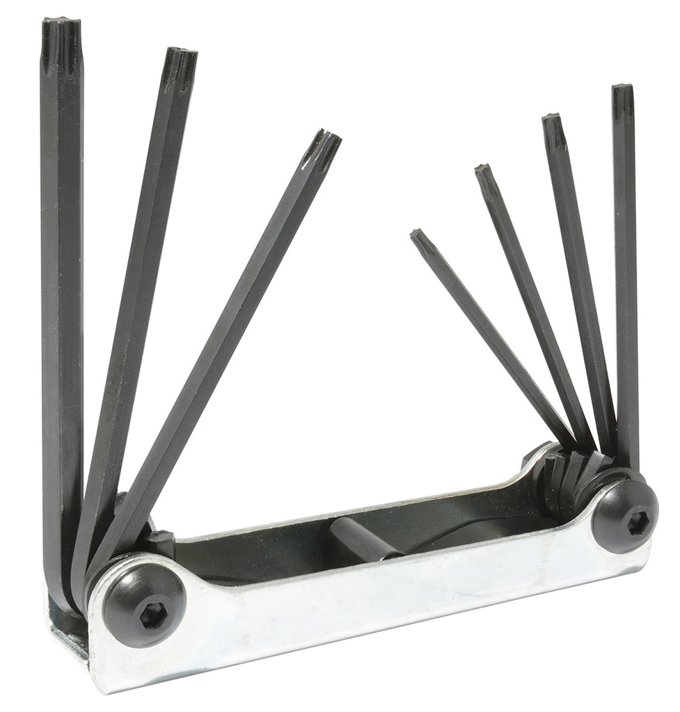 4979TX Juego de 7 llaves Torx tipo navaja Urrea