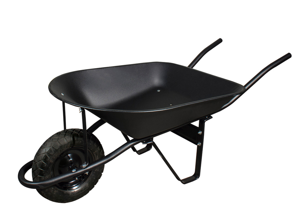 CAF554 Carretilla con bastidor metálico 5.5 Ft3 llanta neumática reforzada de 4 capas Foy OFERTA 10% UNICA PIEZA