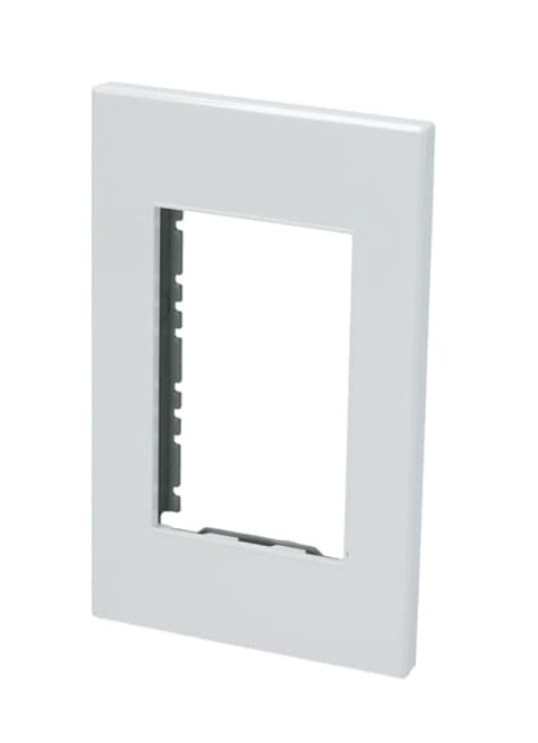 P603B Placa 1 modulo 1/1 bco Surtek