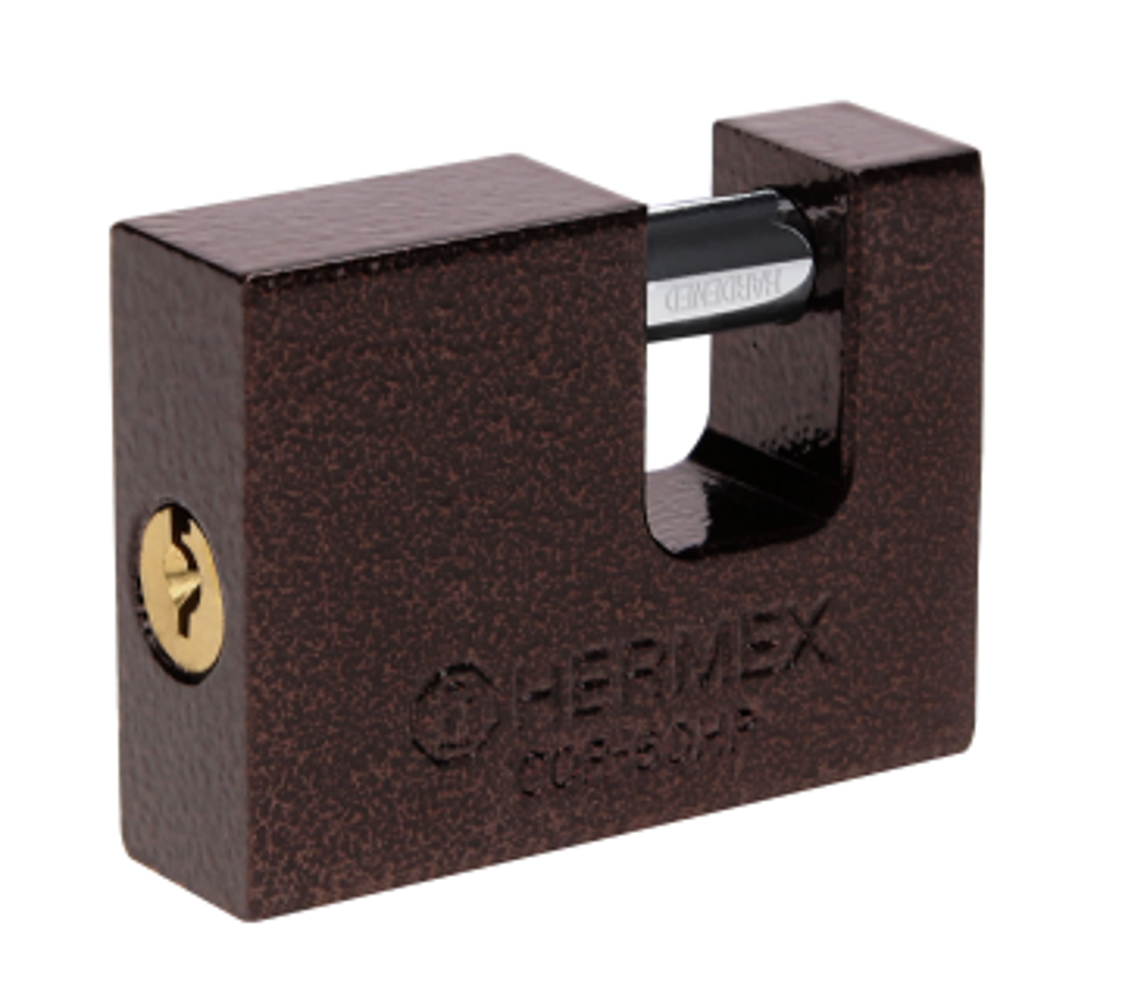 22515 Candado antipalanca 50 mm cuerpo de hierro, Hermex Basic COR-50HP