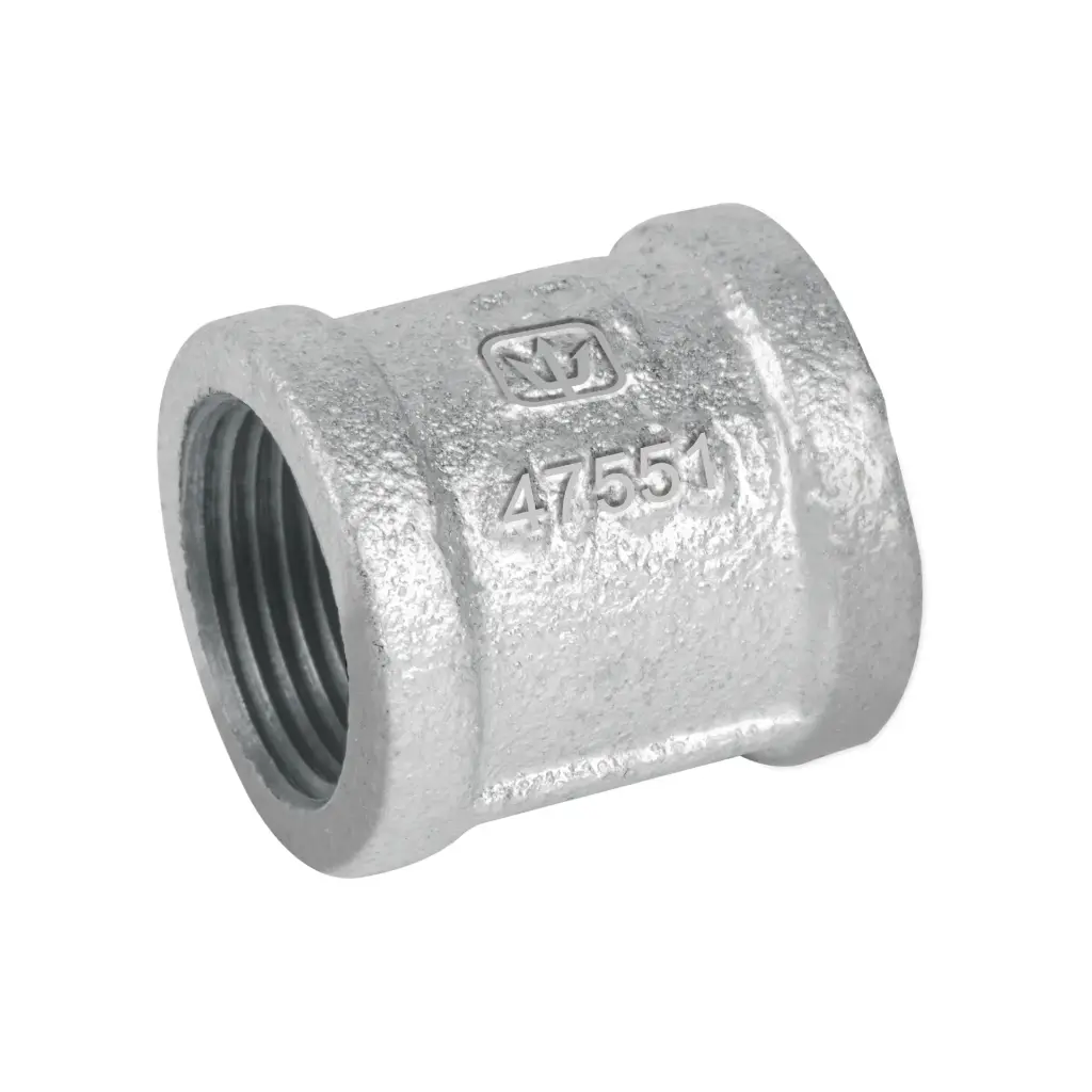 47551 Cople reforzado de acero galvanizado de 3/4', Foset CG-202