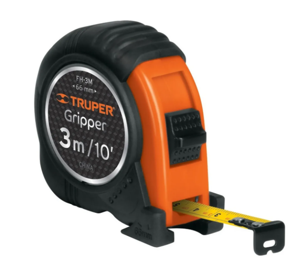 15387 Flexómetro contra impactos 3 m cinta 13 mm grad. métrica FH-3ME
