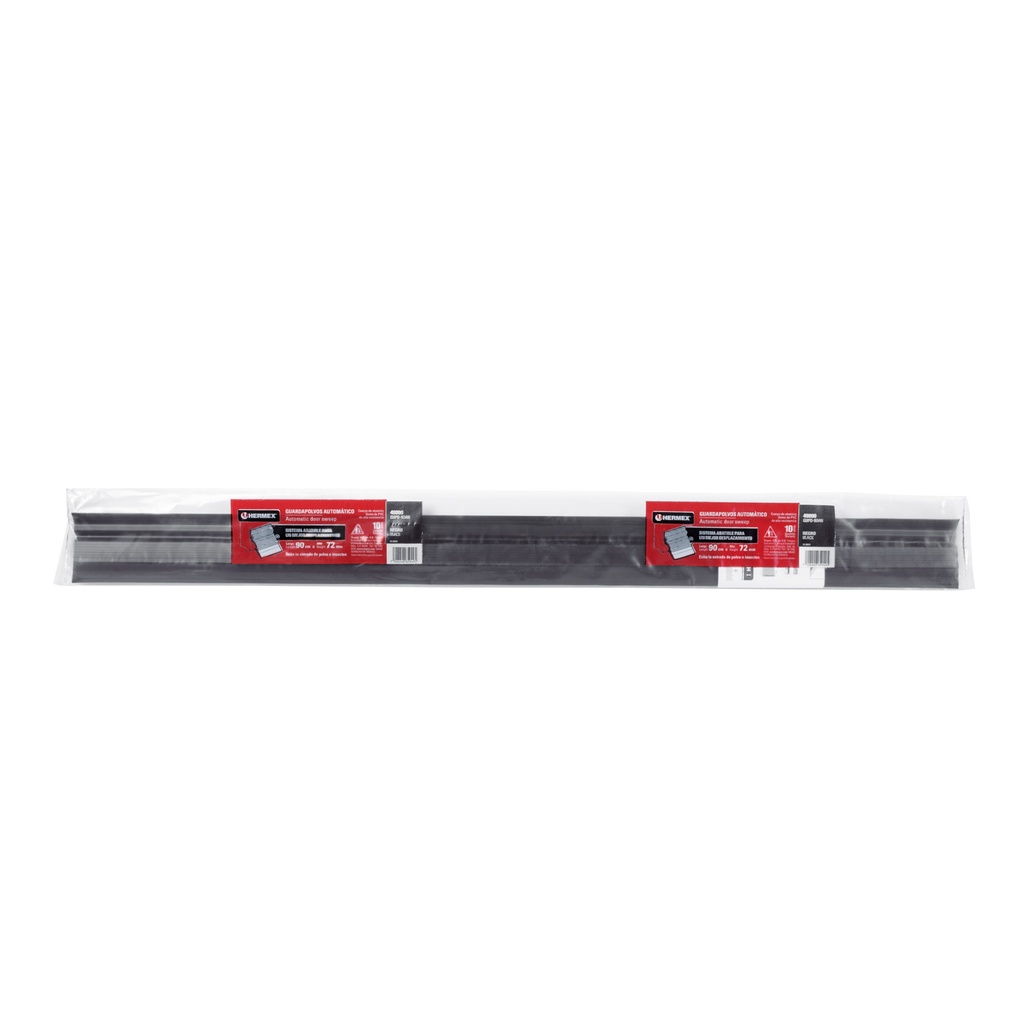 49890 Guardapolvo automático 90 cm negro, Hermex GUPO-90AN
