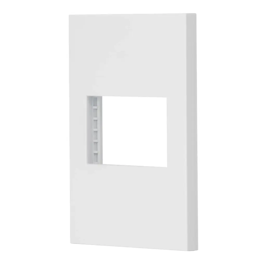 47044 Placa 1 ventana, 1.5 módulos, línea Española, color blanco PPSE15-EB