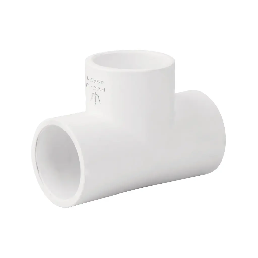 45421 Tee sencilla de PVC 3/4', Foset PVC-762