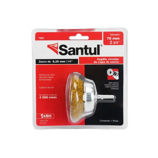 [7905] 7905 Carda de copa 2 3/4 p/taladro SANTUL
