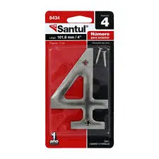 [8434] 8434 Número  4  para exterior 4  de SANTUL