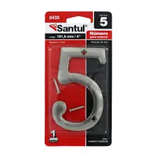 [8435] 8435 Número  5  para exterior 4  de SANTUL