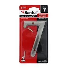 [8437] 8437 Número  7  para exterior 4  de SANTUL