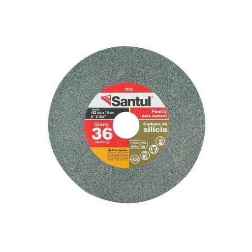 [7825] 7825 Piedra para esmeril 6 x1 x1 SANTUL