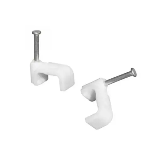 [4618] 4618 Grapa cuadrada p/cable 5x9mm SANELEC