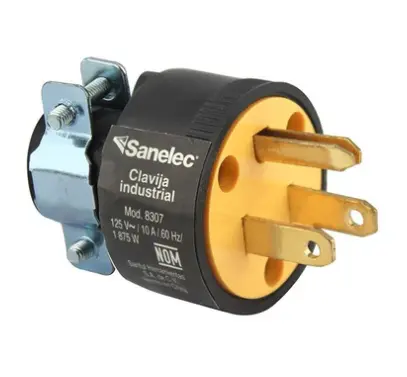 [8307] 8307 Clavija industrial aterrizada SANELEC