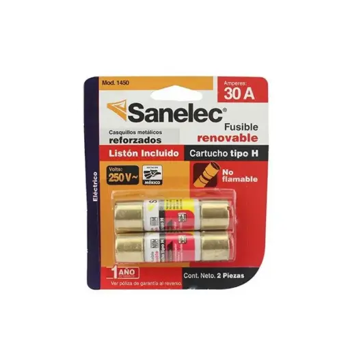 [1450] 1450 Fusible 30 A reforzado jgo 2 SANELEC