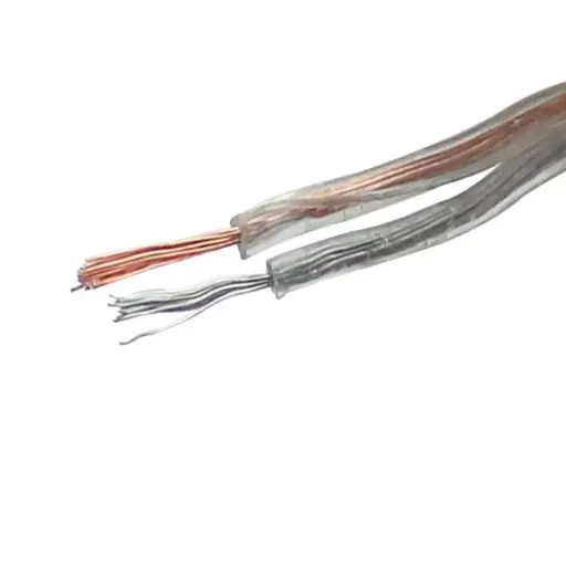 [1094-1] 1094-1 Cable p/bocina 18AWG transpare SANELEC 1 mt