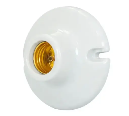 [19INTERR064SM] 19INTERR064SM 19INTERR064SM SOCKET DE PORCELANA REDONDO 3.5" LATON 2331