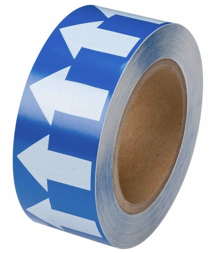 [F91423] 91423 CINTA DE FLECHAS BRADY AZUL/BLANCO 2" X 90 PIES 