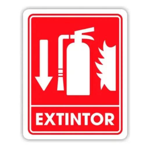 [EXTINT20X30] SEÑAL EXTINTOR 20X30 CMS