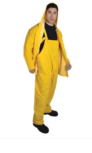 [I-6002] JUEGO IMPERMEABLE DOS PIEZAS DE POLIESTER Y PVC