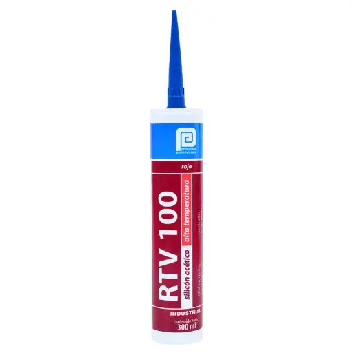 [PP-07280] PP-07280 FEPP-07280 SILICON INDUSTRIAL CARTUCHO ROJO 300 ML ALTA TEMPERATURA PENSILVANIA