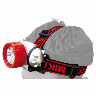 [176-LTML-3AAA] 176-LTML-3AAA LTML-3AAA LAMPARA TIPO MINERO CON LEDS INCLUYE 3 PILAS AAA MIKELS
