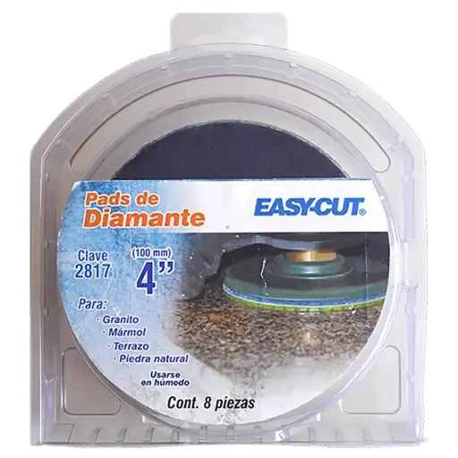 [190-2873] 190-2873 2873 PAD DE DIAMANTE CON VELCRO DPV 4" G-400      AUSTROMEX