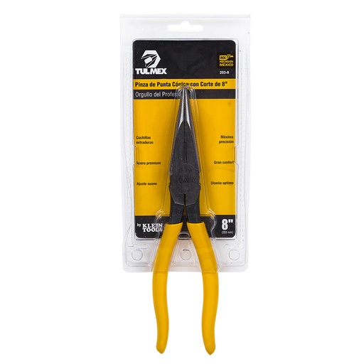 [127-013] 127-013 203-8 PINZA PUNTA CONICA C/CORTE MOD.203-8 TULMEX                KLEIN