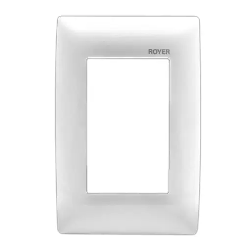 [227-100-6204W] 227-100-6204W 100-6204W PLACA 3 MODULOS (O PARA CONTACTO DUPLEX) BLANCO 100 ROYER-SIENA