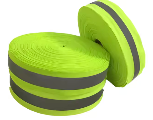 [119-98371-S] 119-98371-S METRO CINTA TEXTIL VERDE CON REFLEJANTE DE TELA  2"