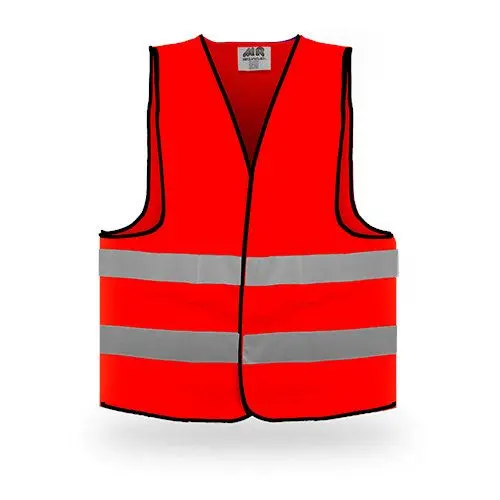 [FESR1014] CHALECO BRIGADIER ALTA VISIBILIDAD ROJO XG