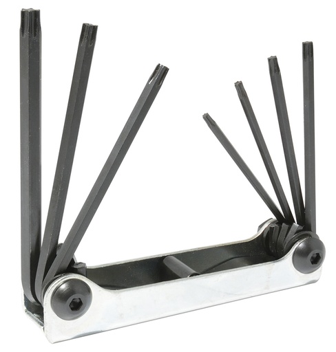 [4979TX] 4979TX Juego de 7 llaves Torx tipo navaja Urrea
