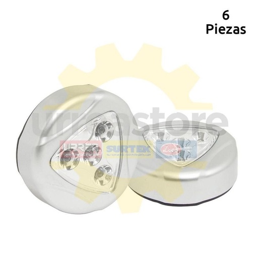 [136029] 136029 Lampara LED p/closet 3AAA 2pz Surtek