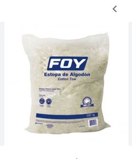 [144182] 144182 Estopa de algodón 1 kg Foy