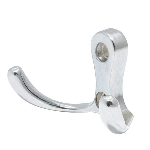 [13PE] 13PE Gancho perchero doble niquel Lock