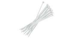 [PRE-UV36150B-50] Pre-uv36150B-50 Cincho plastico transparente  150 mmx 3.6 15 cm Bolsa 50 piezas Barovo