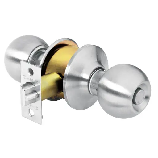 [23562] 23562 Cerradura tipo esfera, cilíndrico, entrada, cromo, Basic BAL-CM-EP