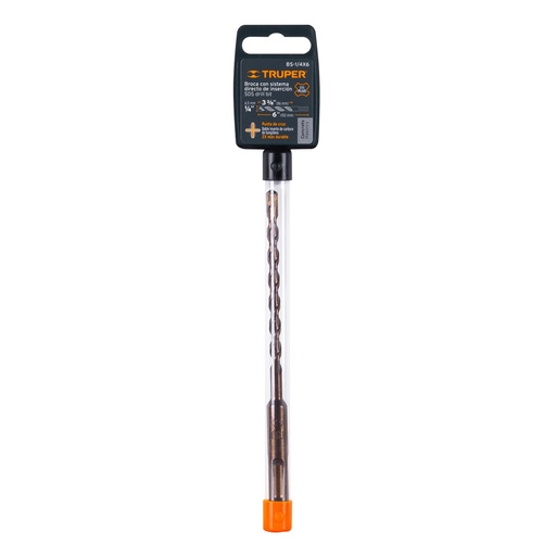 [11264] 11264 Broca SDS Plus 1/4 x 6', Truper BS-1/4X6