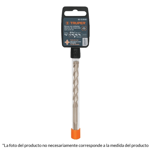 [11278] 11278 Broca SDS Plus 7/16 x 6', Truper BS-7/16X6